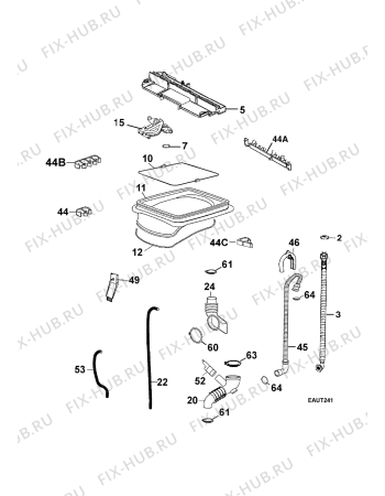 Взрыв-схема стиральной машины Privileg 871S,20687 - Схема узла Hydraulic System 272